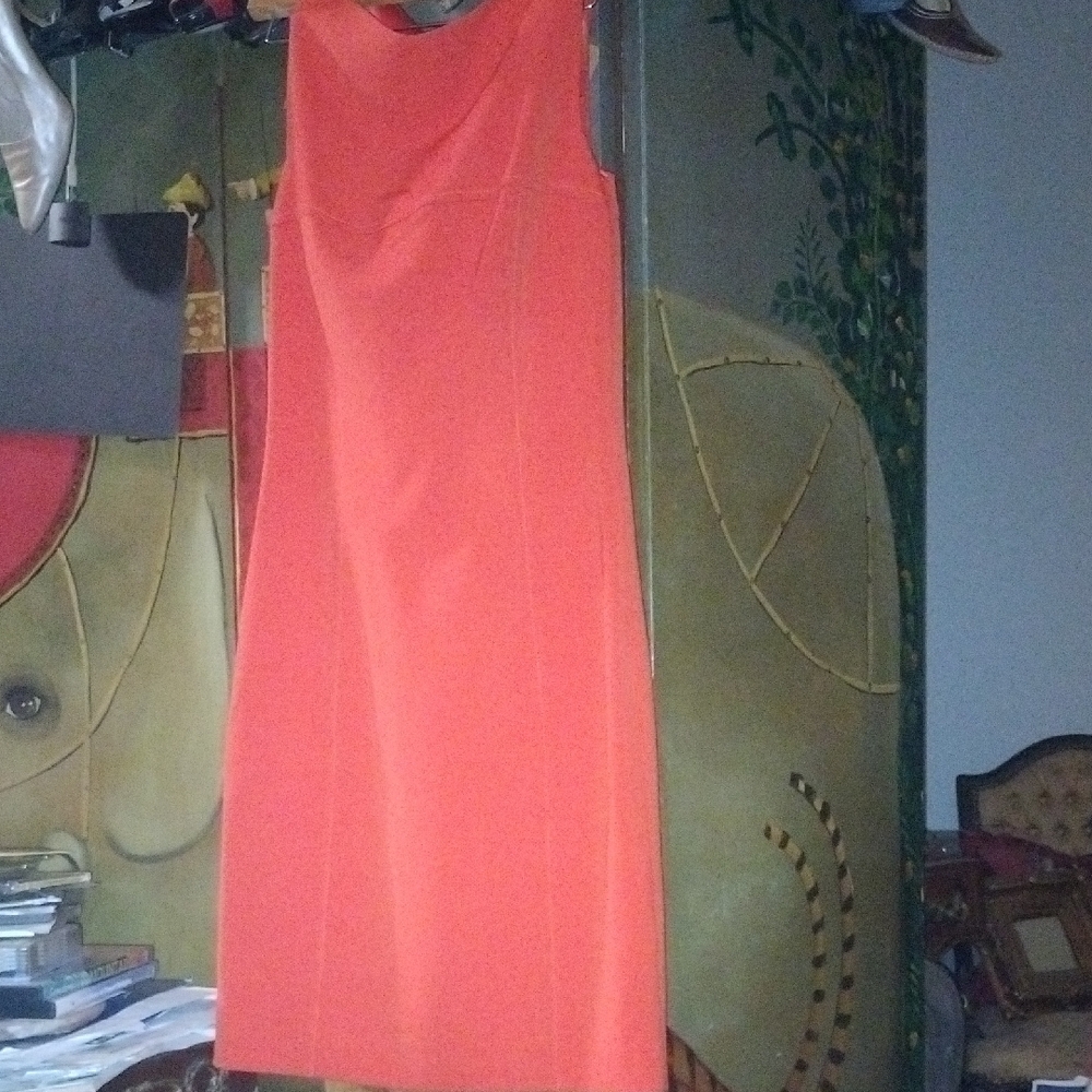 Vintage Ralph Lauren Black Label Vibrant Red Midi Dress